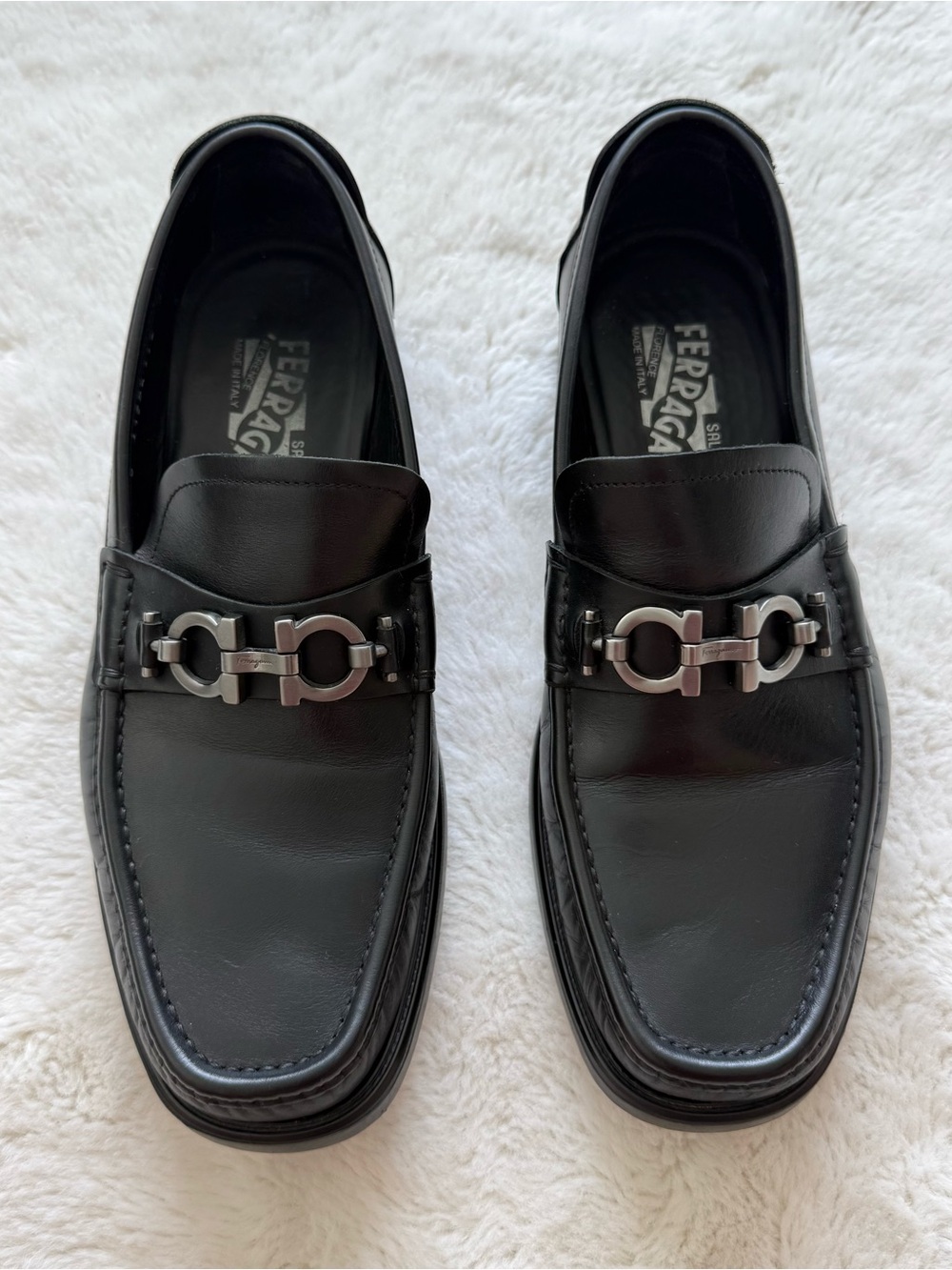Salvatore Ferragamo men loafers size 6.5 US Retail 950$